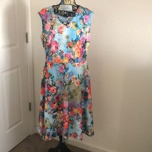 Floral spring dress